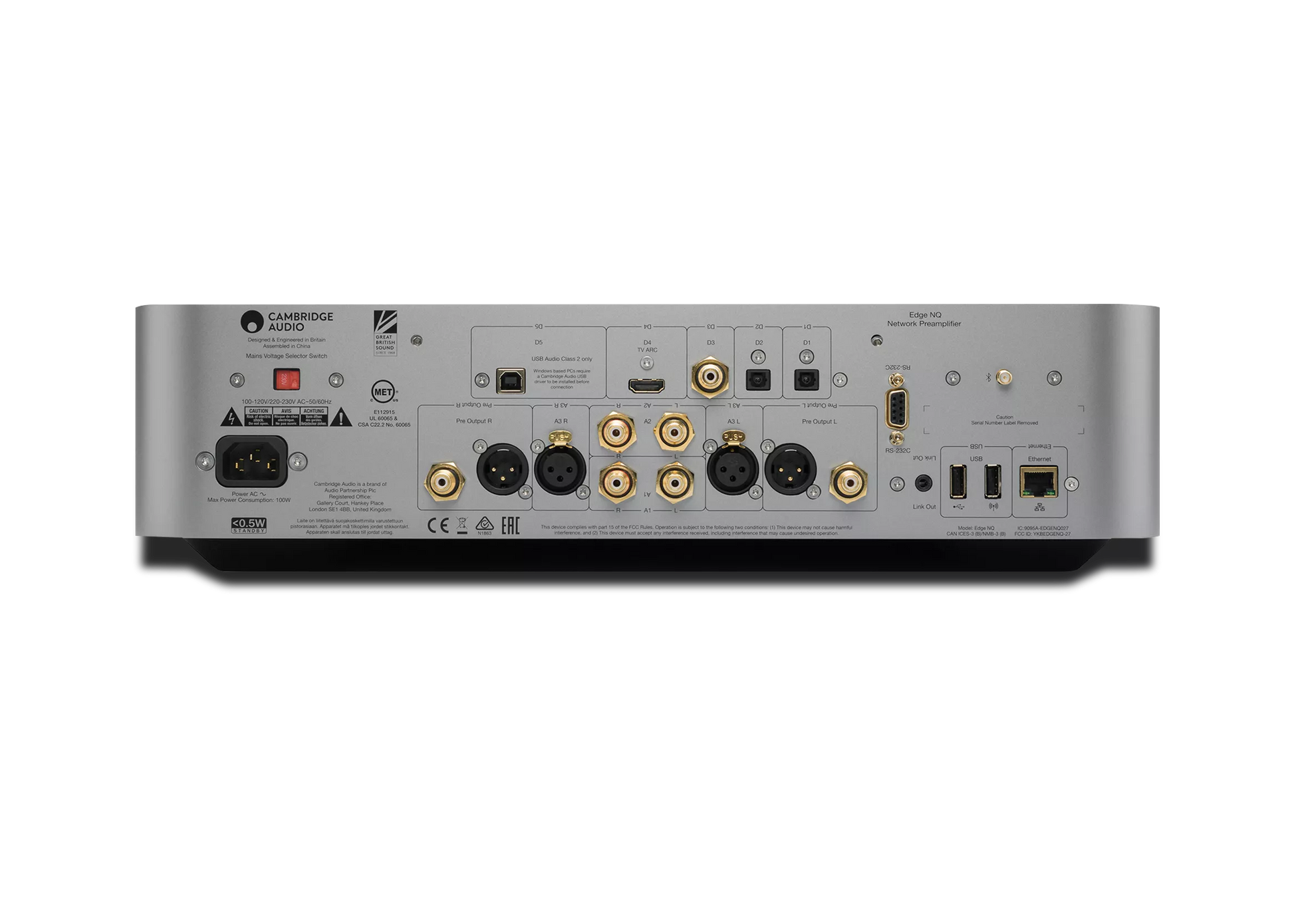 Cambridge Audio Edge NQ Preamplifier with Network Player