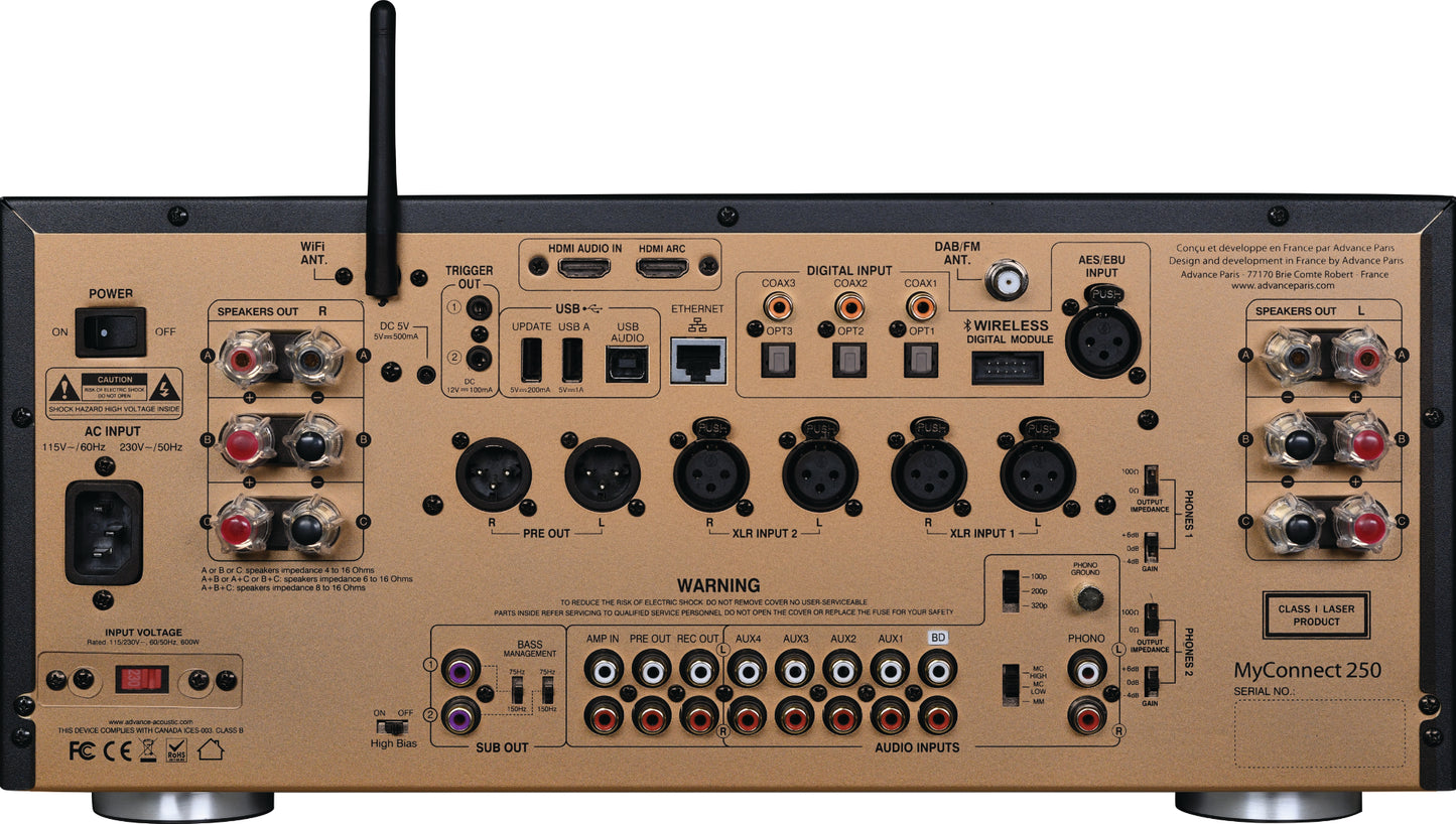 Advance Paris MyConnect 250 All-in-One Amplifier