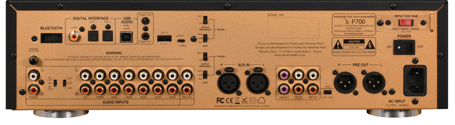 Advance Paris X-P700 Preamplifier