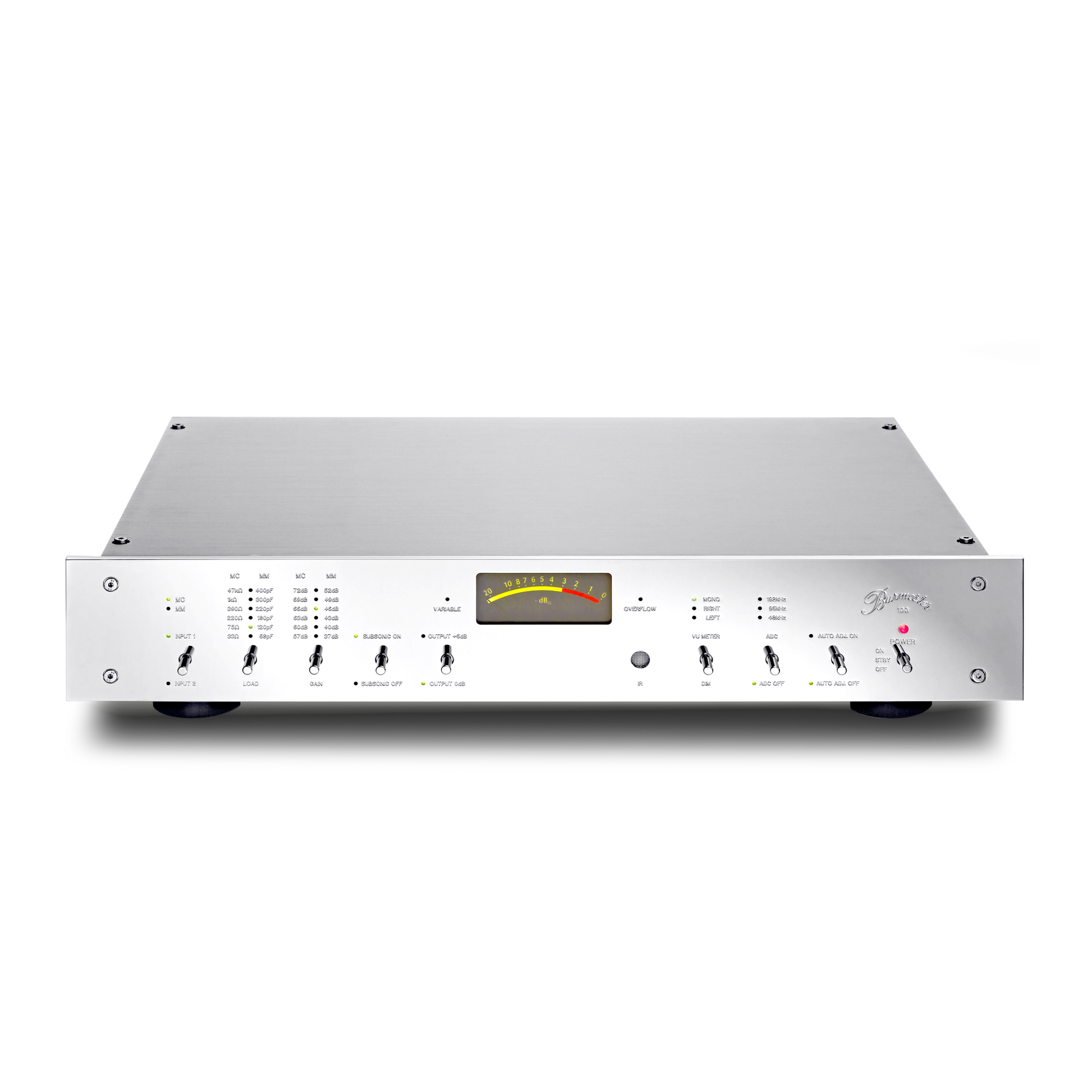 Burmester 100 Phono Preamplifier front panel
